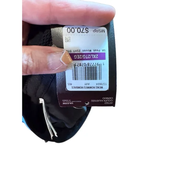 Men's Under Armour Shorts Size 2XL Blue Black - Picture 4 of 4